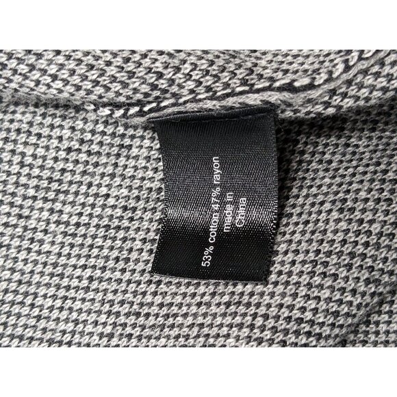 Lane Bryant Knit Cardigan Vest Women Size 14/16 Open Knit Geometric Office Boho - Picture 7 of 8